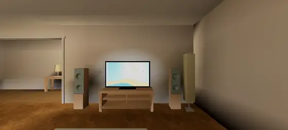 Your video playing on the living room TV